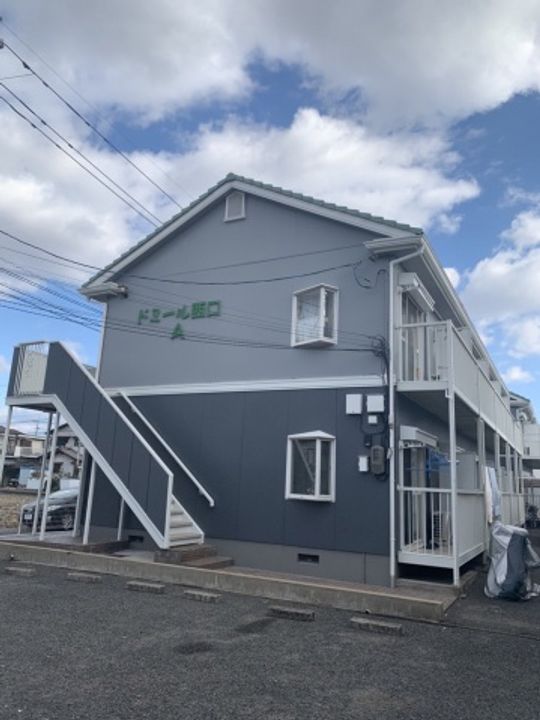 岡山県倉敷市宮前の賃貸アパートの外観