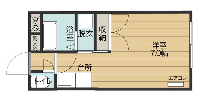 富士見マンションの間取り