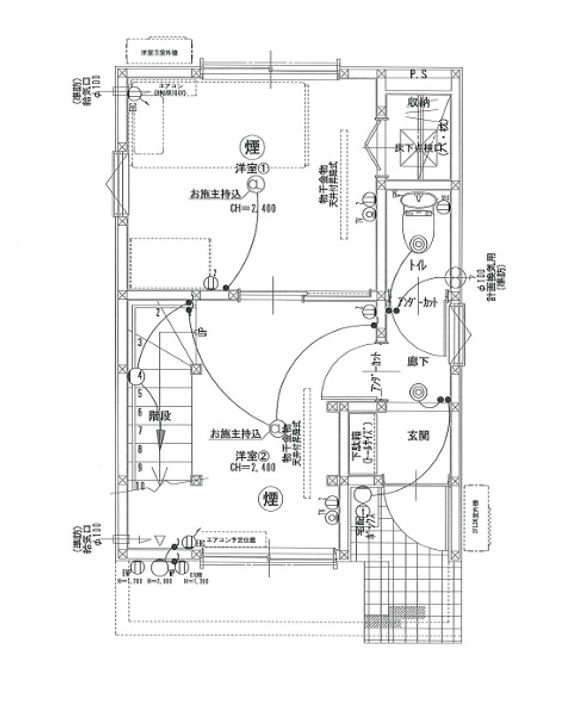 山梨県甲府市丸の内3(一戸建)の賃貸物件の内装