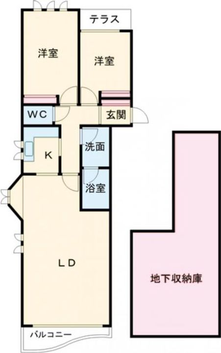 グランパティオ山之手の間取り