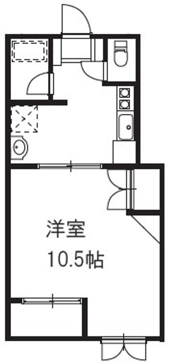ありえす原田の間取り
