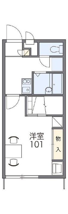 レオパレステルサの間取り