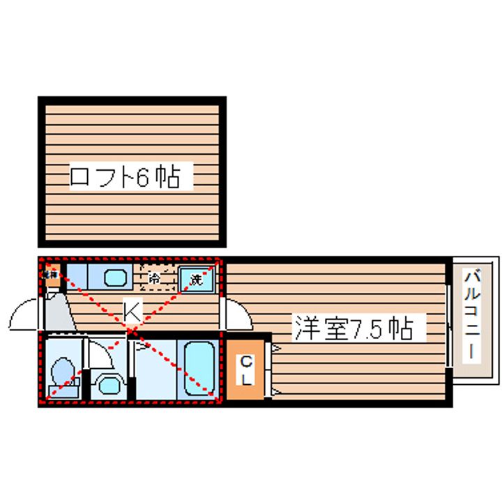 シャローム八乙女の間取り