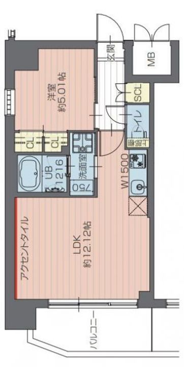 埼玉県川口市青木1(マンション)の賃貸物件の間取り
