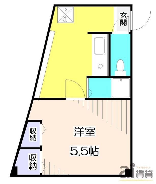 アークフラッツの間取り