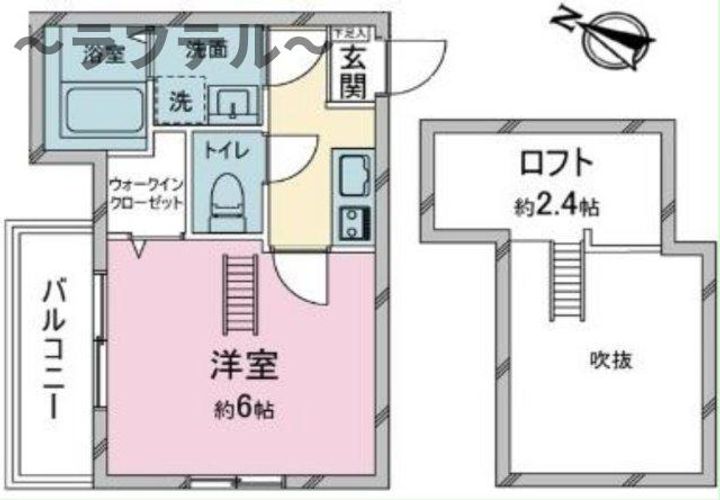 埼玉県所沢市南住吉(アパート)の賃貸物件の間取り