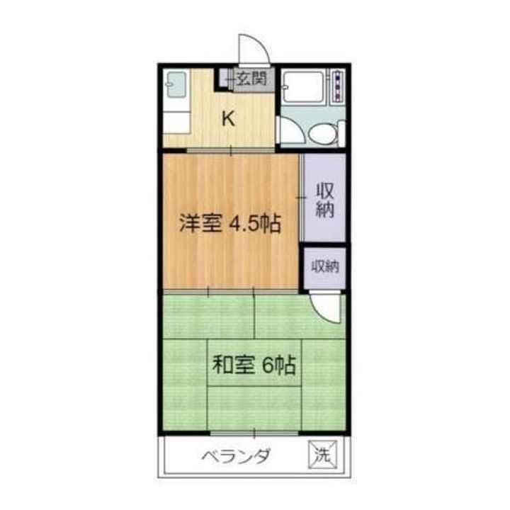東京都小金井市本町5(マンション)の賃貸物件の間取り
