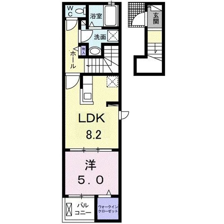 フルールドリブランの間取り