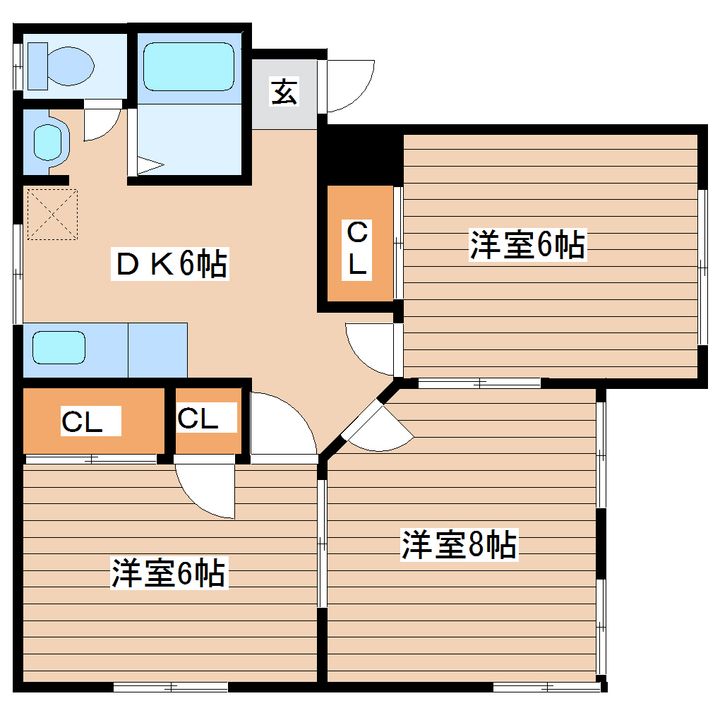 ジュティ参番館の間取り
