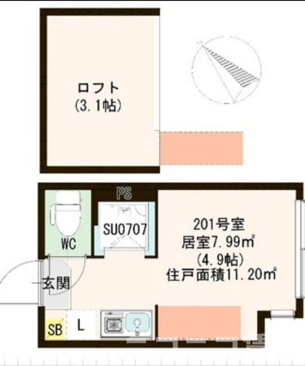 ハーモニーテラス志茂VIの間取り