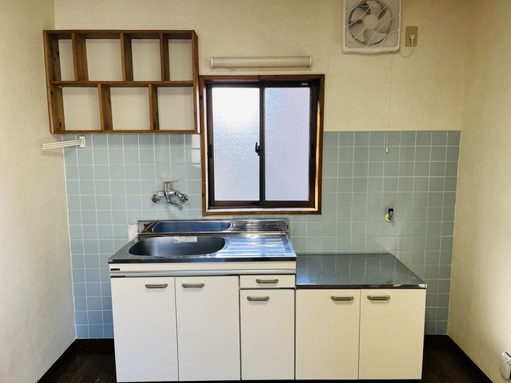 熊本県菊池市泗水町永(一戸建)の賃貸物件のキッチン