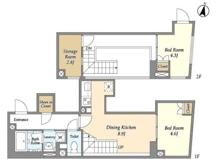 コンフォリア本駒込一丁目の間取り
