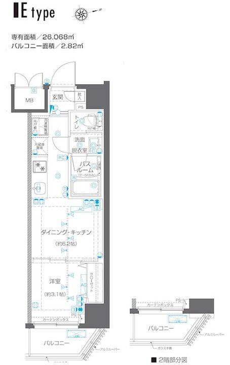 ZOOM調布小島町の間取り