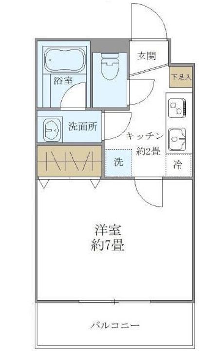 東京都小金井市貫井北町3(マンション)の賃貸物件の間取り