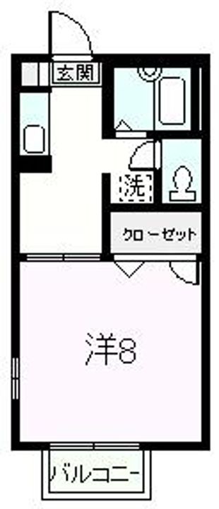 茨城県稲敷郡阿見町中央4(アパート)の賃貸物件の間取り