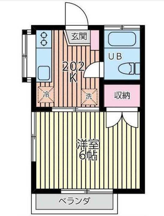 神奈川県相模原市南区相南1(アパート)の賃貸物件の間取り