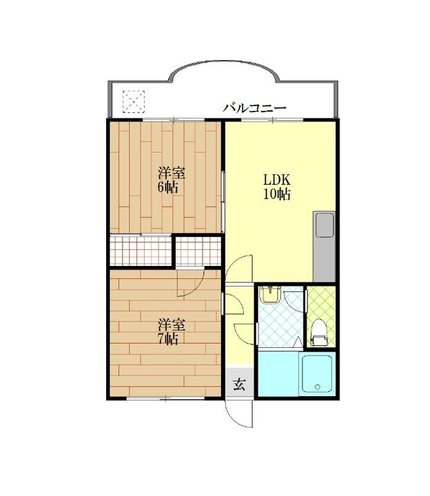 橋本マンションの間取り