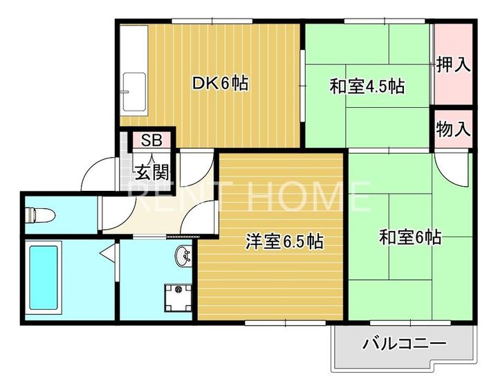 ハイツ浜澤の間取り