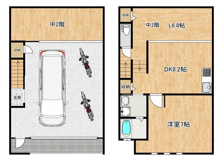 大阪府大阪市鶴見区今津北4(一戸建)の賃貸物件の間取り