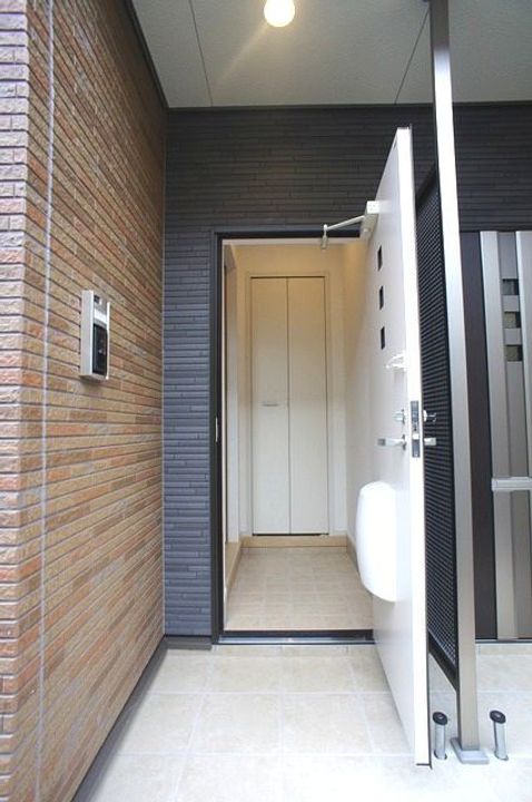 福島県福島市岡部字大旦(アパート)の賃貸物件の玄関