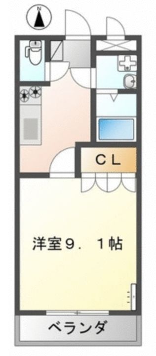 place de vert IIIの間取り