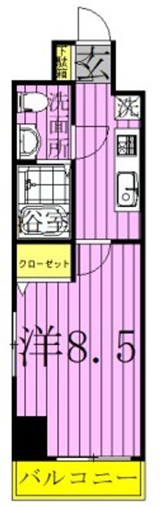 グランドコート親水公園の間取り