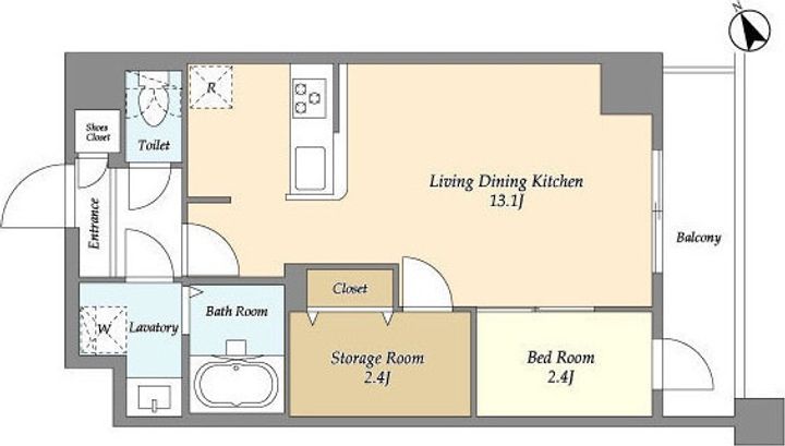 アルファコート曳舟2の間取り