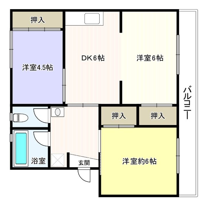 ボスコ山津の間取り