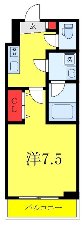 東京都板橋区常盤台1(マンション)の賃貸物件の間取り