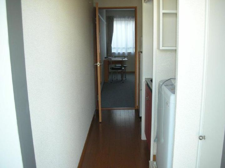 レオパレス鶴崎Iの玄関