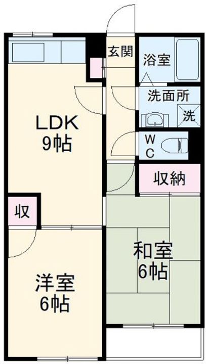アップルハイツの間取り