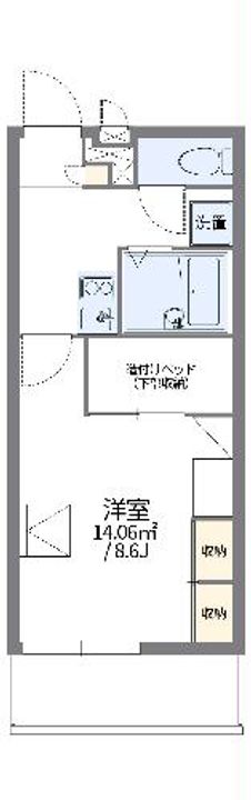 レオパレスシーバーの間取り