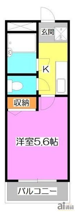 ルミネ河辺の間取り