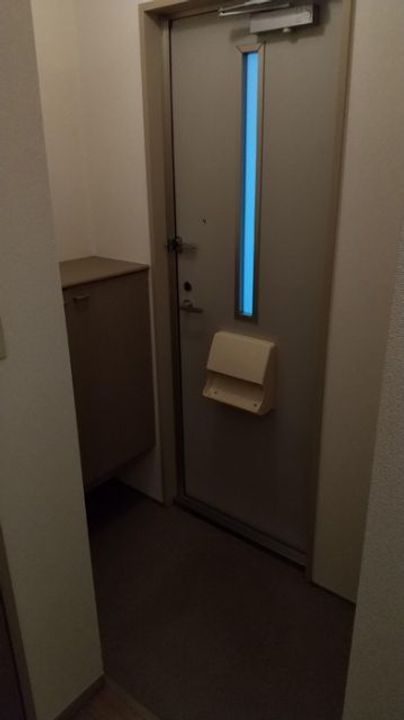 パークサイドヴィラ E棟の玄関