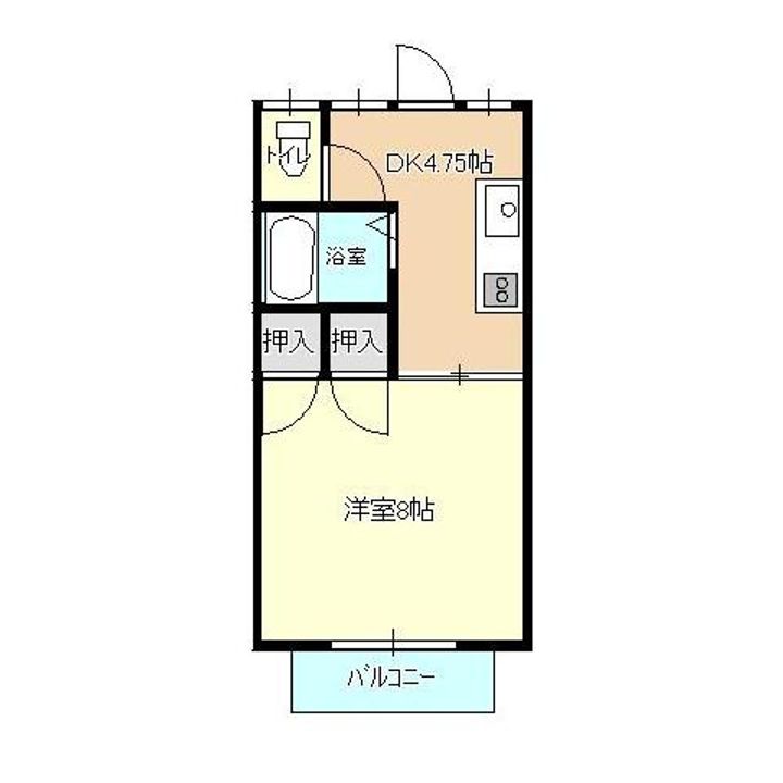 コーポASAの間取り