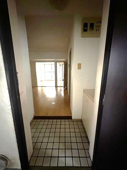 日吉パフィオマンションの玄関