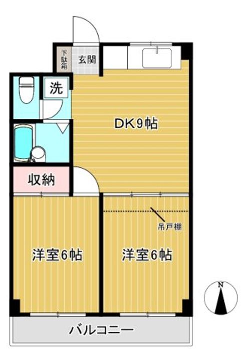 日吉パフィオマンションの間取り