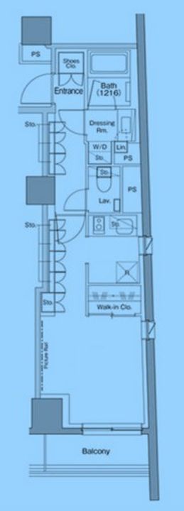 東京都文京区小石川3(マンション)の賃貸物件の間取り