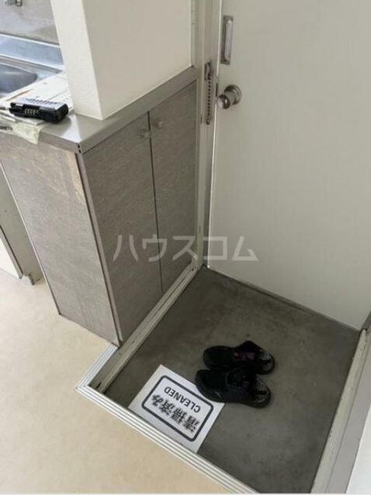グリンピュア庚台の玄関