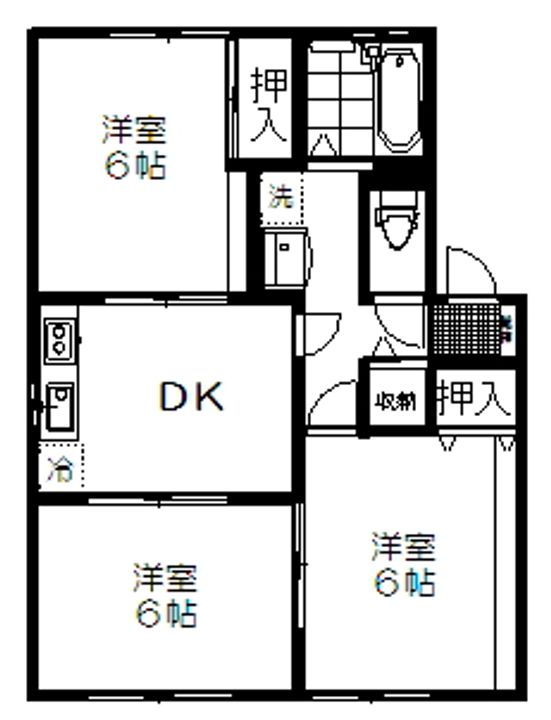 サンライフ山脈(ヤマナミ)の間取り