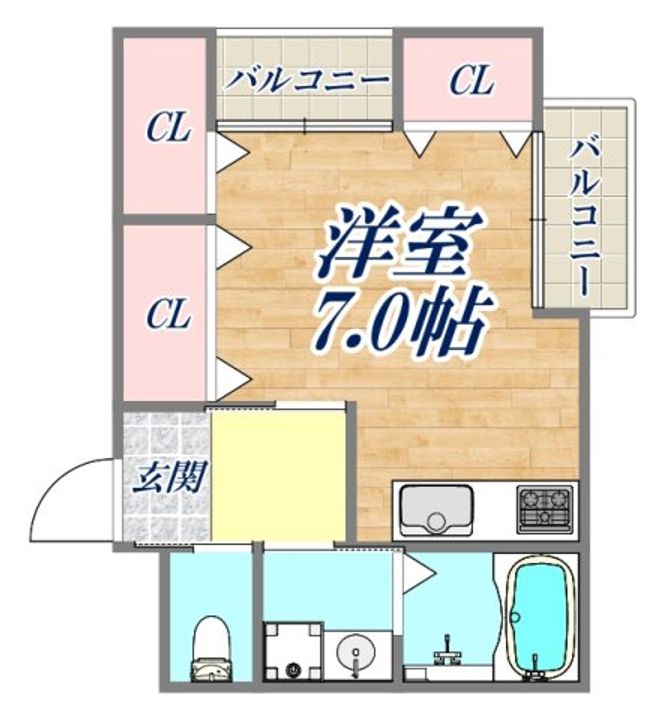 ヴィゴラス武庫之荘の間取り