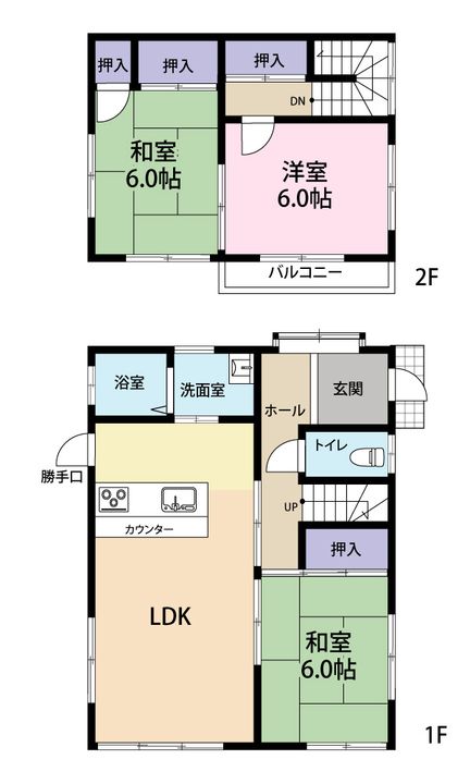 群馬県前橋市箱田町(一戸建)の賃貸物件の間取り
