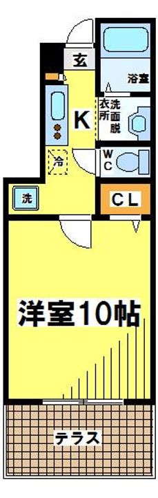 東京都府中市白糸台6(アパート)の賃貸物件の間取り