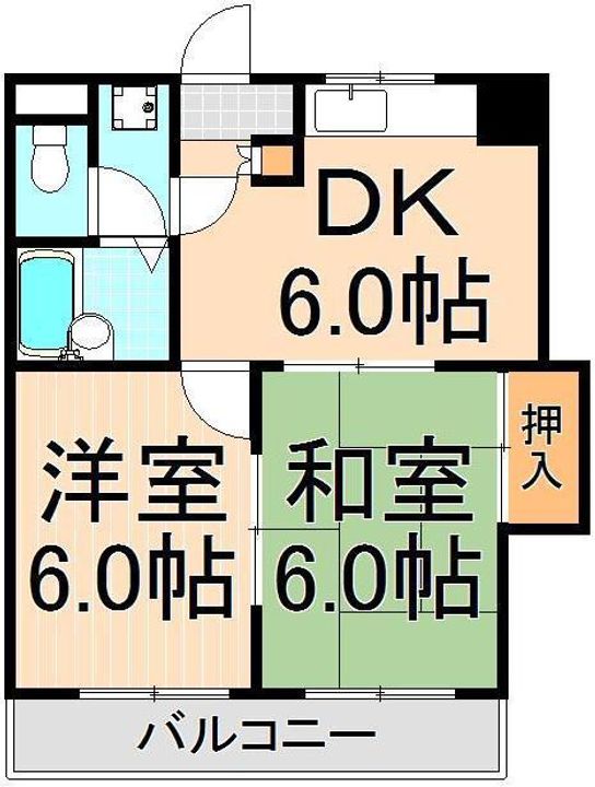 グランレッドIの間取り