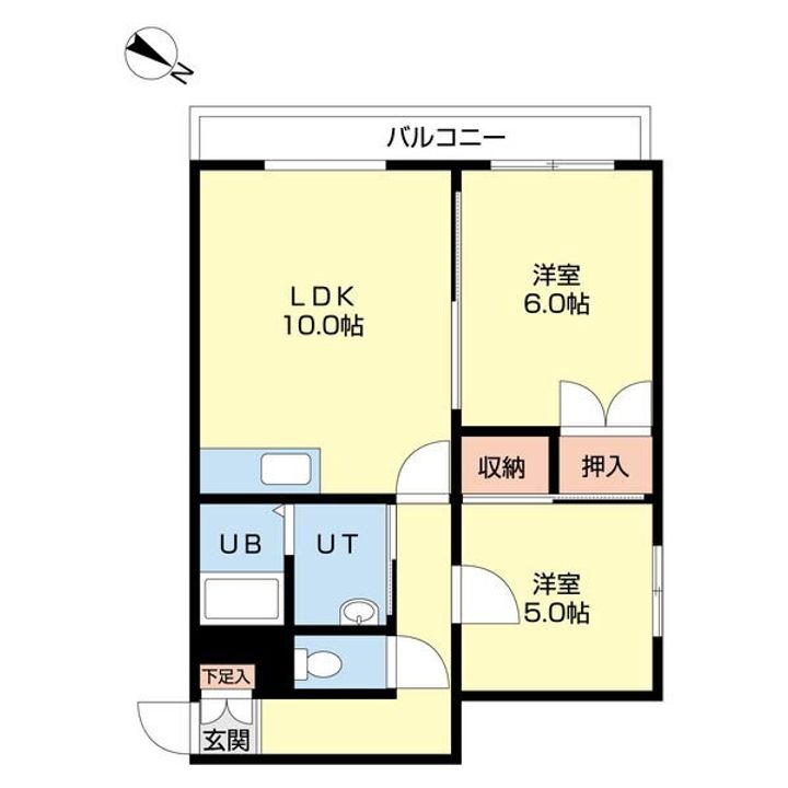 グランメール宮の沢の間取り