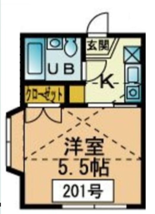 ハイツぴのの間取り