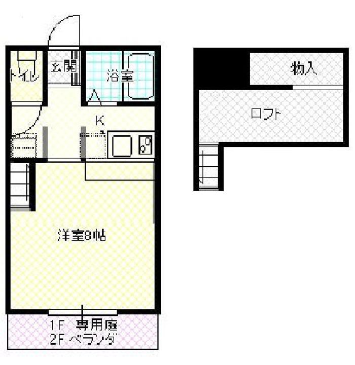 山形県山形市飯田西4(アパート)の賃貸物件の間取り