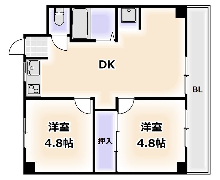 リアライズ玉出の間取り