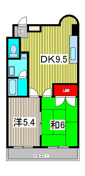 エリス・アカオの間取り