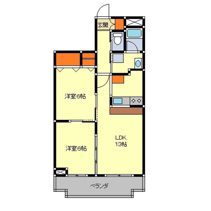 ヴェルアージュ小山の間取り